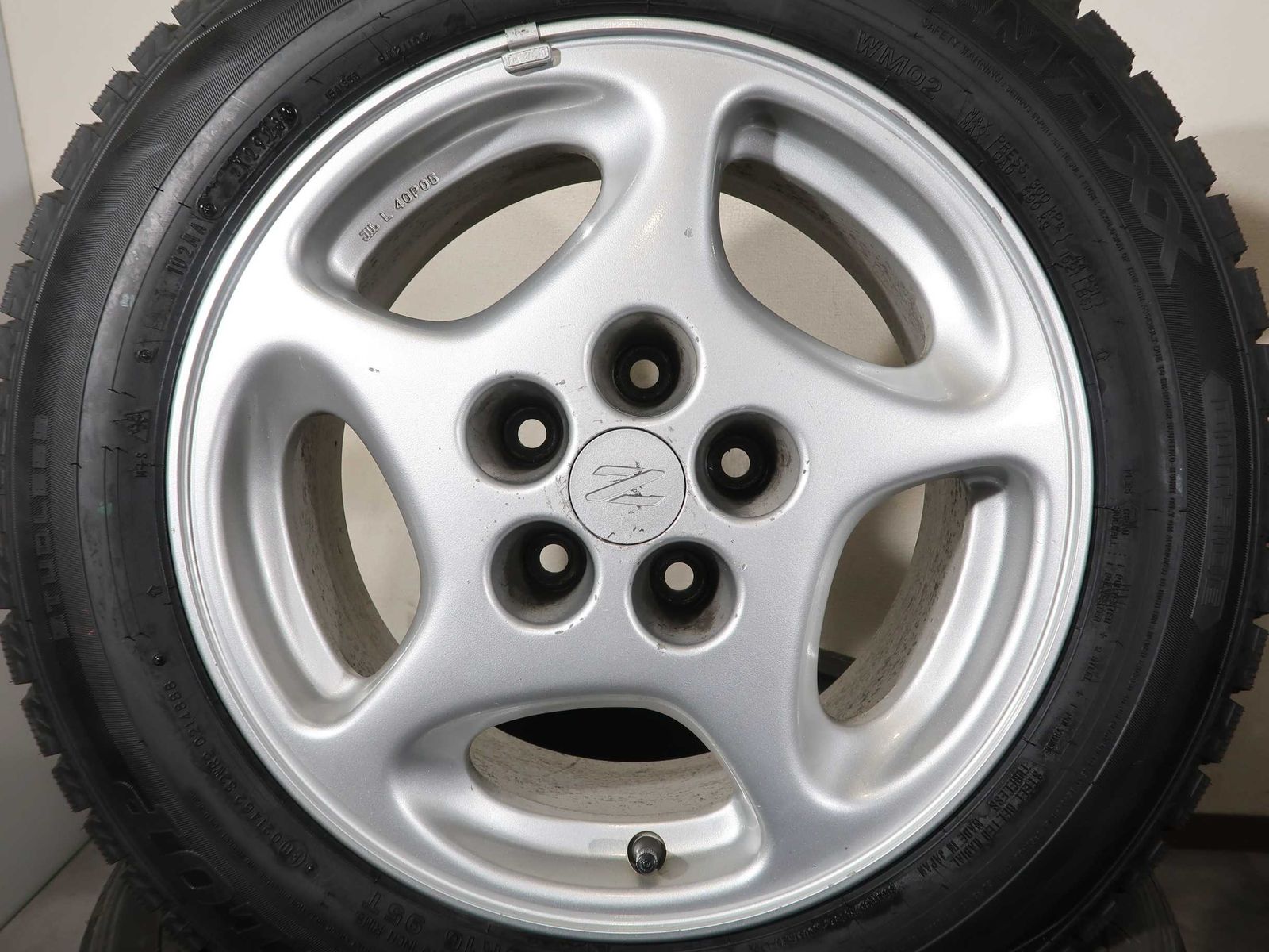 4本 日産 Z32 フェアレディZ 純正 16インチ 7.5J +45 5H PCD 114.3
