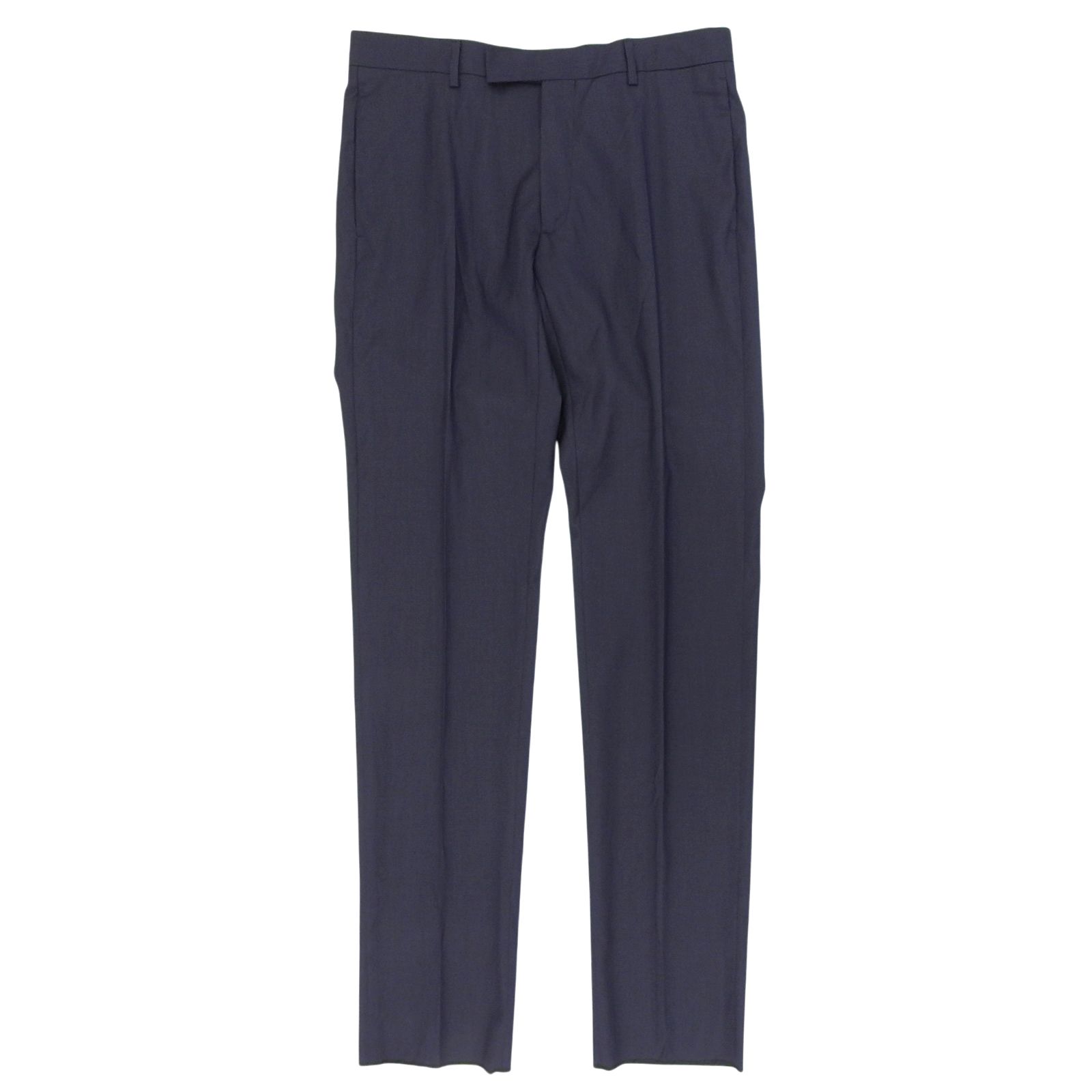 未使用品▲DIOR ディオール 633C720A5084 ウール シルク センタープレス テーパードパンツ スラックス ネイビー 48C 伊製 正規品 メンズ