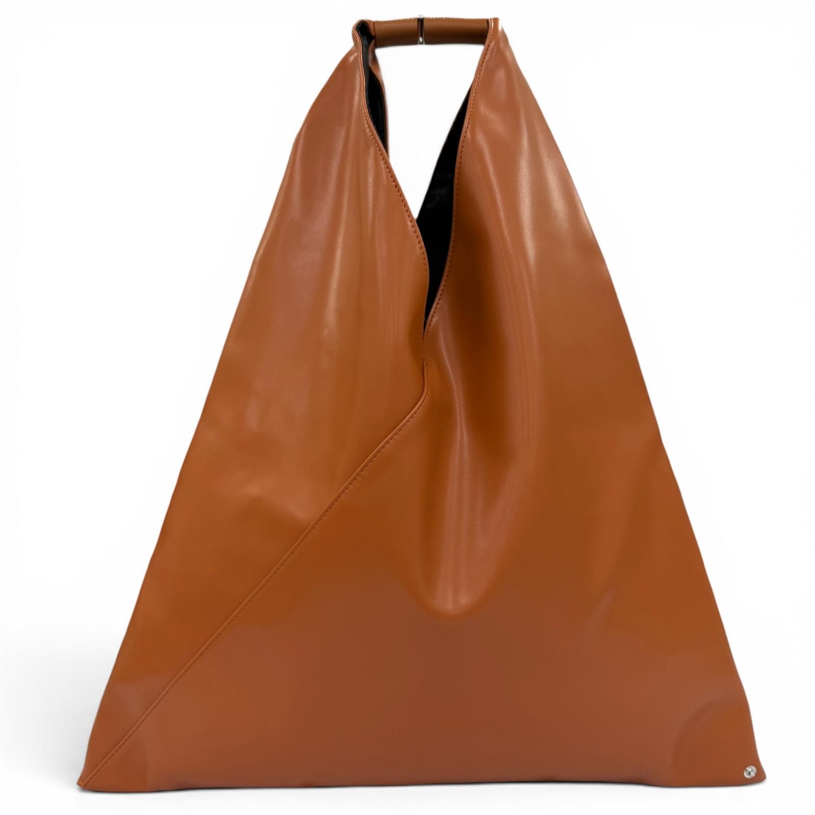 極美品☆MM6 Maison Margiela エムエムシックス メゾンマルジェラ S54WD0039 ジャパニーズ クラシック ミディアム PUレザー トートバッグ