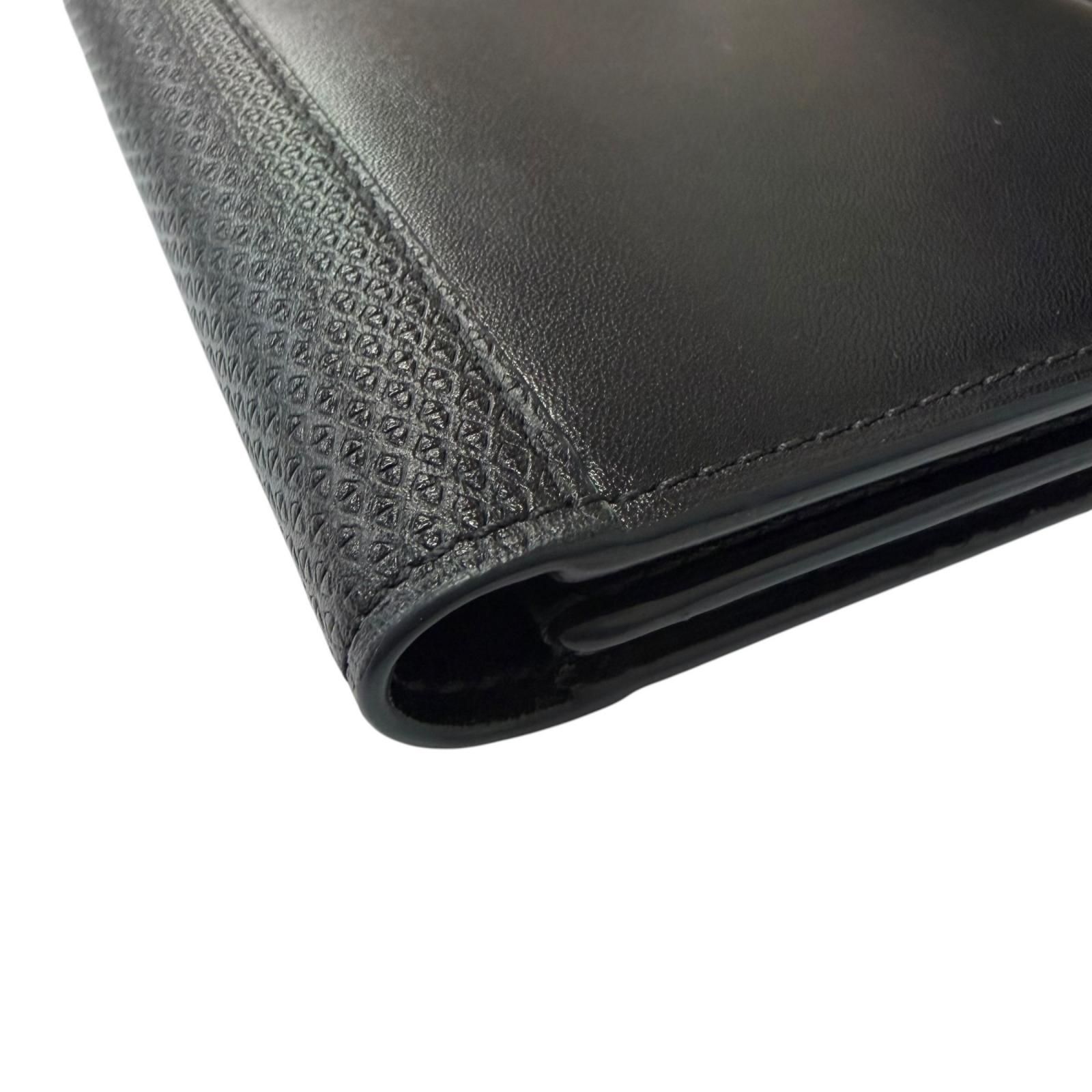 未使用品□John Lobb ジョンロブ Rasp Large Gusset Wallet レザー 二