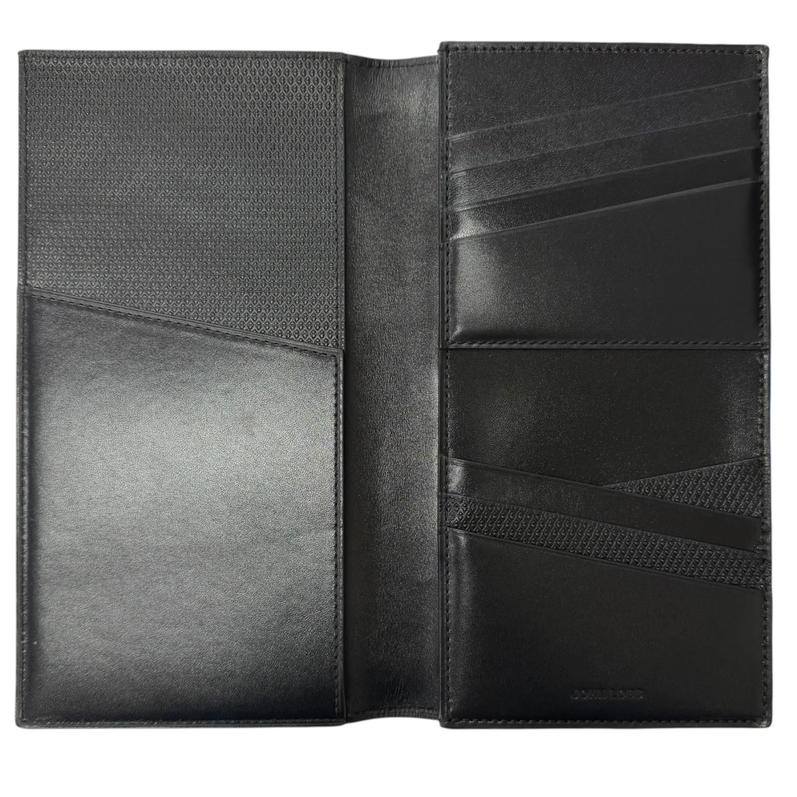 JOHNLOBB 長財布　未使用品 未使用品□John Lobb ジョンロブ Rasp Large Gusset Wallet レザー 二
