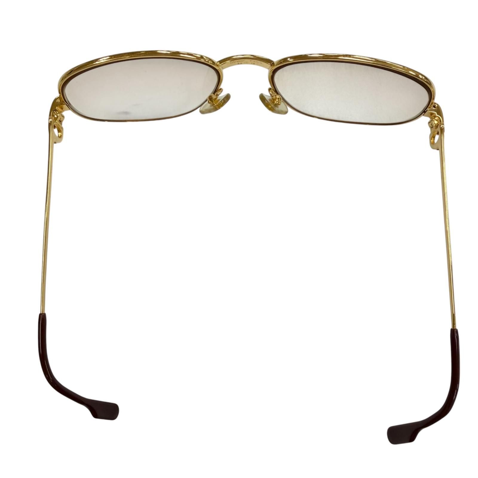 Cartier カルティエ サングラス ゴールド グラデーション ヴィンテージ 良品▽Cartier カルティエ ヴィンテージ トリニティ グラデーション