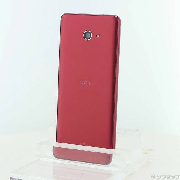 ソフマップ 〔中古品〕 BASIO4 32GB ワインレッド KYV47SRU UQ mobile SIMフリー【377】