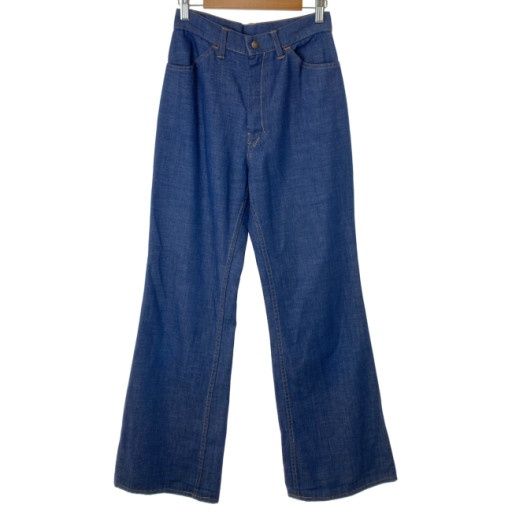 【中古】　Levi's　フレアパンツ　70s vintage　70年代　OLD　デニムパンツ　ジップフライ　無地　アメカジ　古着　/1910