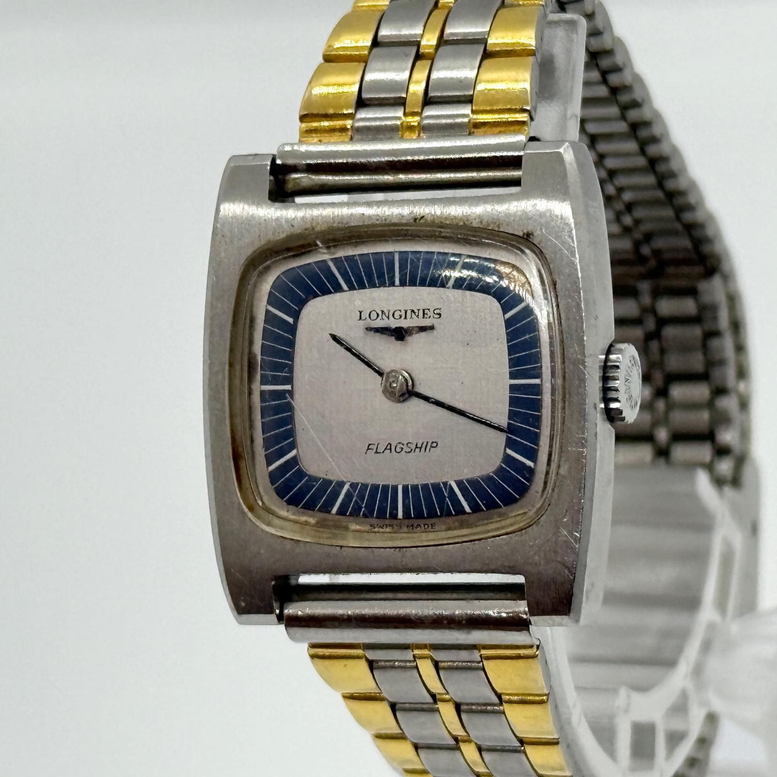 LONGINES ロンジン フラッグシップ スクエアケース 16918043 シルバー 
