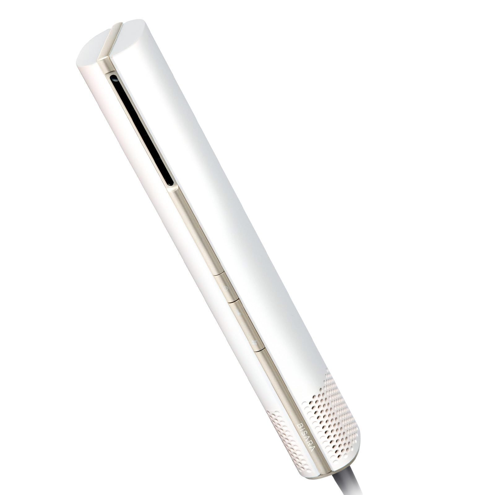 BISARA STICK 超速乾ドライヤー ビサラ スティック 超大風量 3.3㎥/min ブラシレスDCモーター 速乾 静音 水イオン搭載 ファインアクアイオン マイナスイオン 美髪 QUADS クワッズ BSR004（ホワイト）