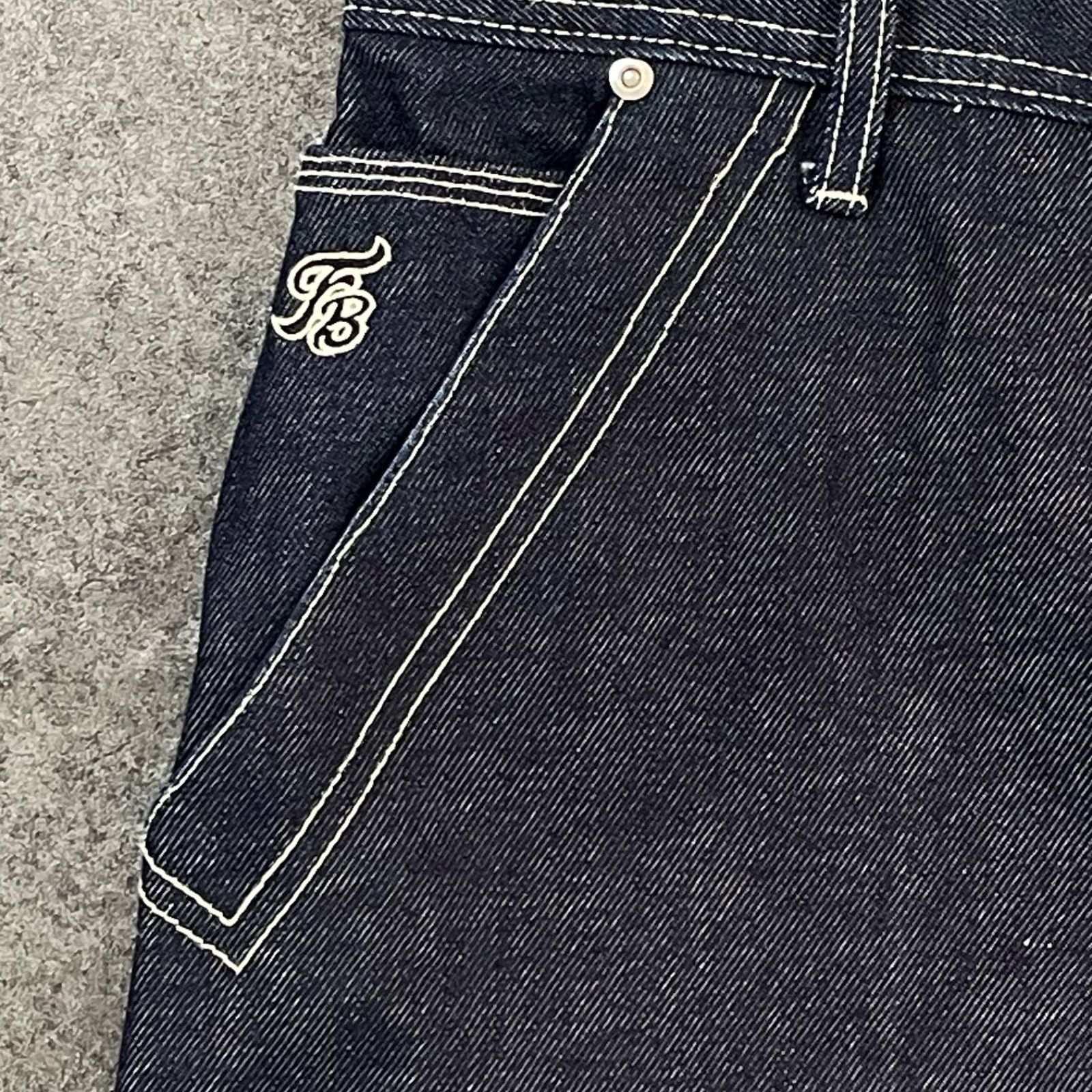FB COUNTY Denim Buggy Jeans hiphop B-BOY Y2K エフビーカウンティ