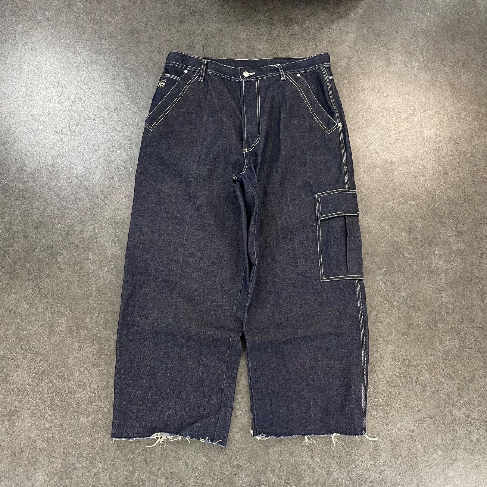 FB COUNTY Denim Buggy Jeans hiphop B-BOY Y2K エフビーカウンティ