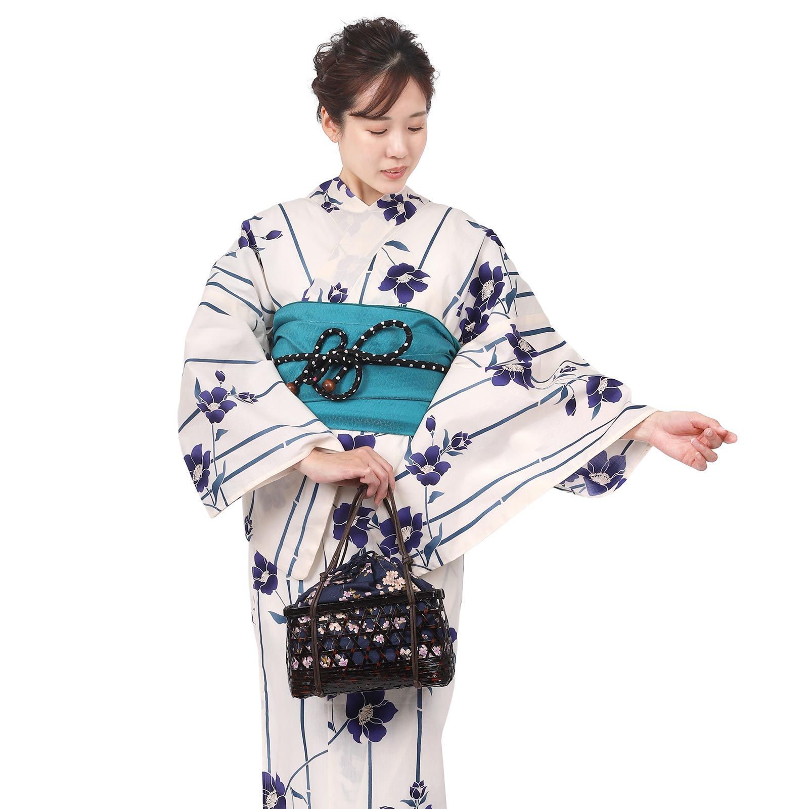 新品 浴衣単品 綿レディース浴衣 Fサイズ - メルカリ