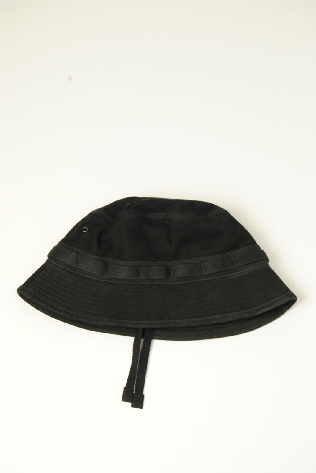 CCU LEATHER NUBUCK HAT シーシーユー ヌバック ハット ブラック F