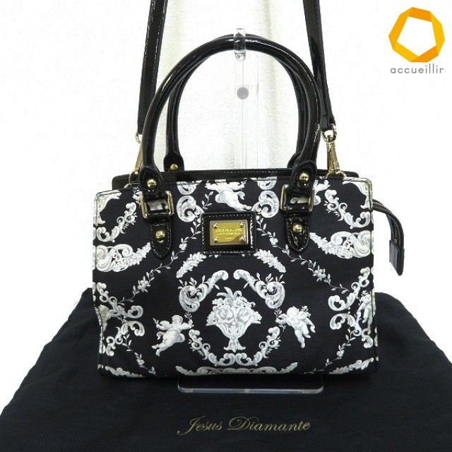 axb ジーザスディアマンテ JESUS DIAMANTE ショルダーバッグ 黒 ロココ