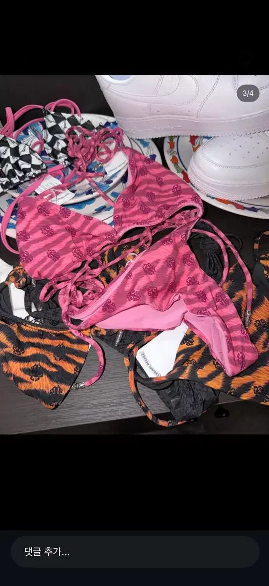 新品) CHROME HEARTS クロムハーツ レオパード ビキニ セットアップ