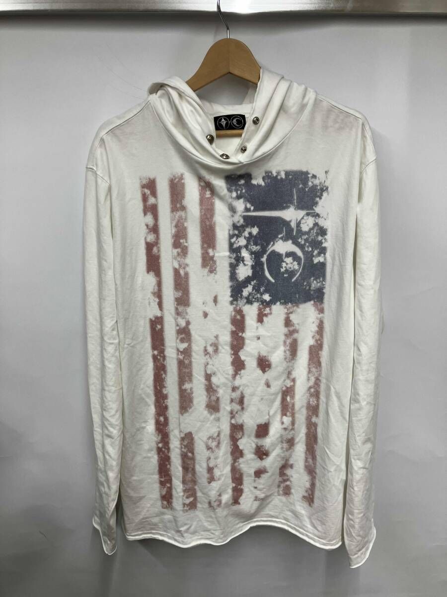 ホワイト Thug Club／TC25TS1001／サグクラブ／OLD GLORY HOODIE