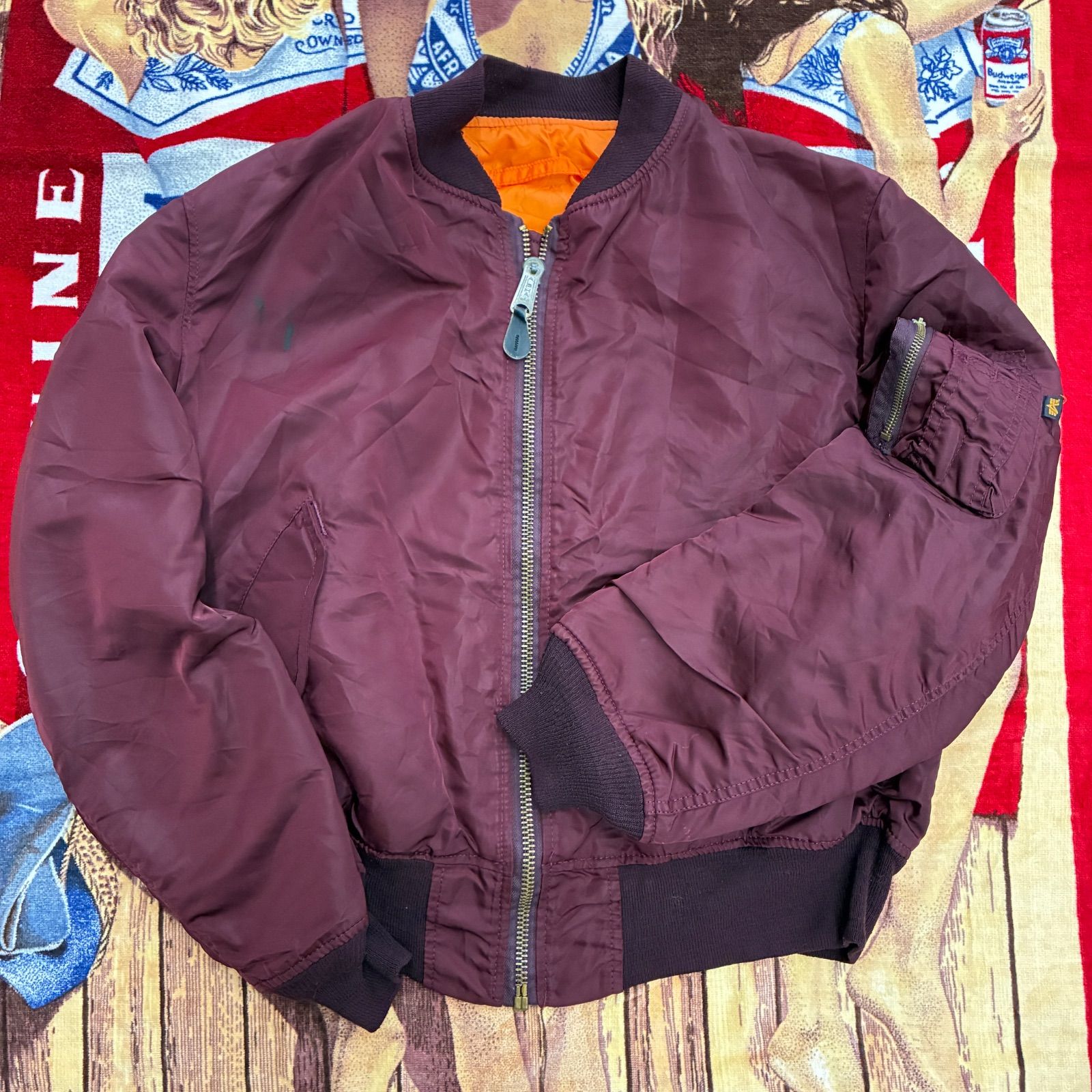 ALPHA INDUSTRIES MA-1 フライトジャケット - メルカリ