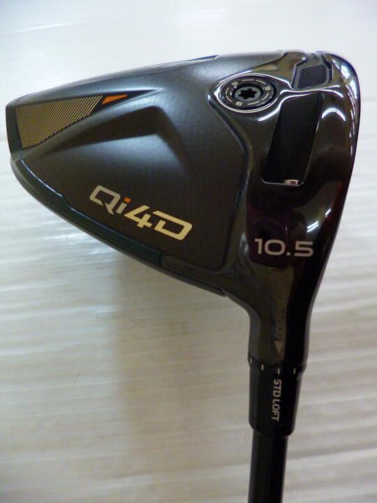 テーラーメイド Qi4D 10.5度 REAX MR60 Sフレックス ドライバー 中古