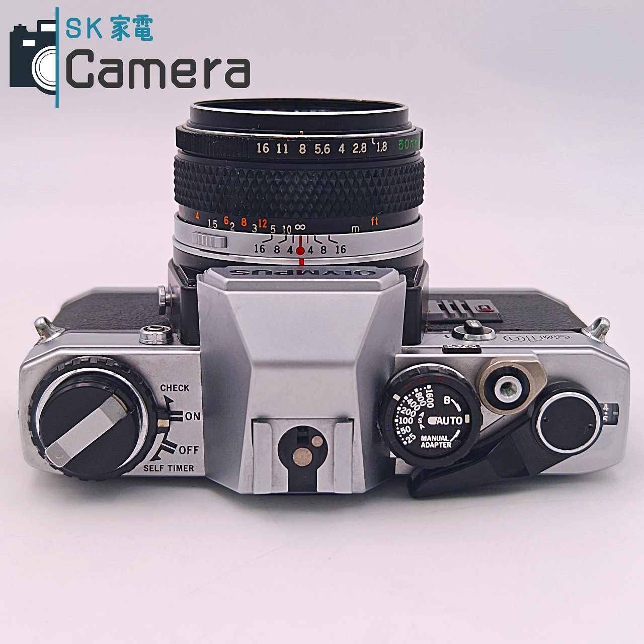 中古】 OLYMPUS OM10 M-SYSTEM F.ZUIKO AUTO-S 50mm F1.8 オリンパス