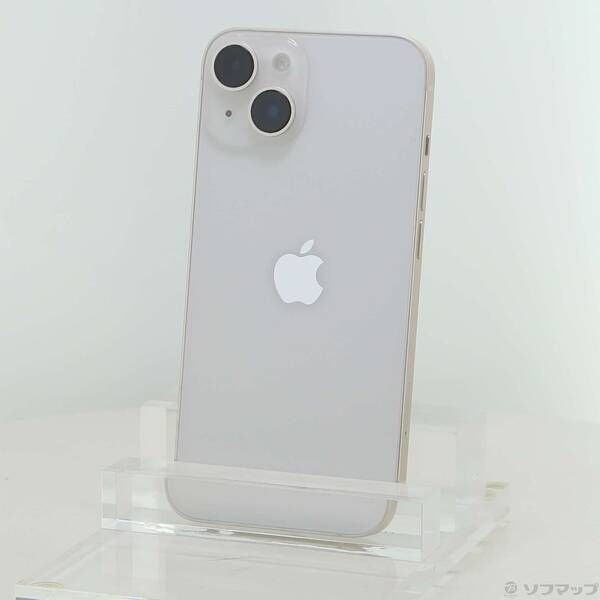 ソフマップ 〔中古品〕 iPhone14 128GB スターライト MPUQ3J／A SIMフリー【377】