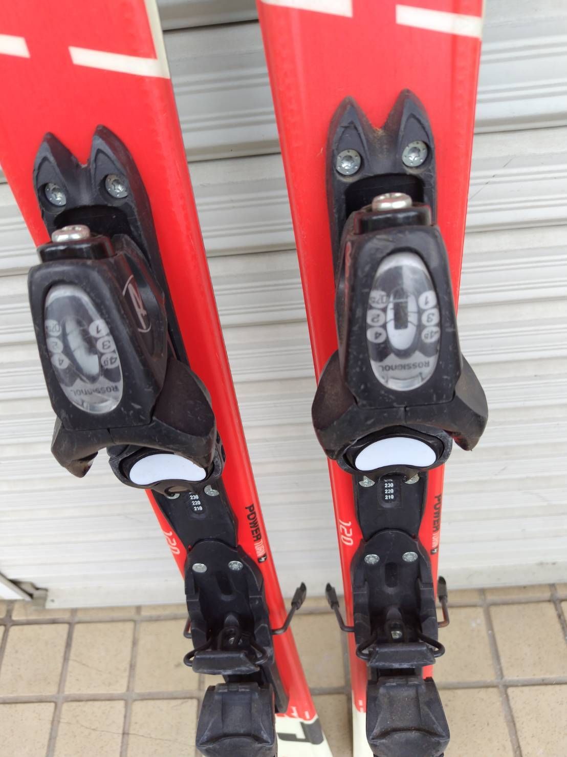 ROSSIGNOL HERO POWER TURN 120cm/ジュニアスキー板/ビンディング付き