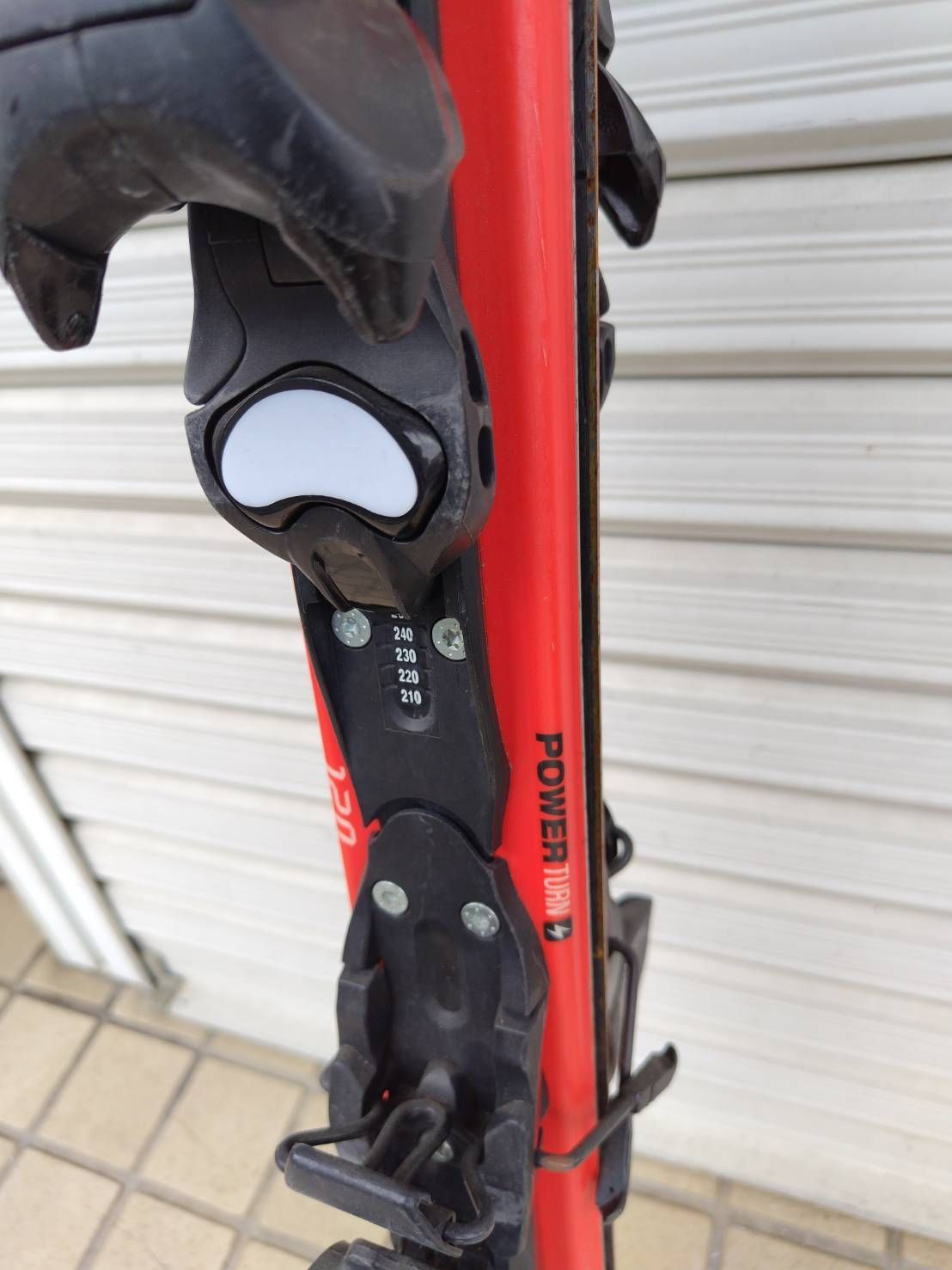 ROSSIGNOL HERO POWER TURN 120cm/ジュニアスキー板/ビンディング付き 