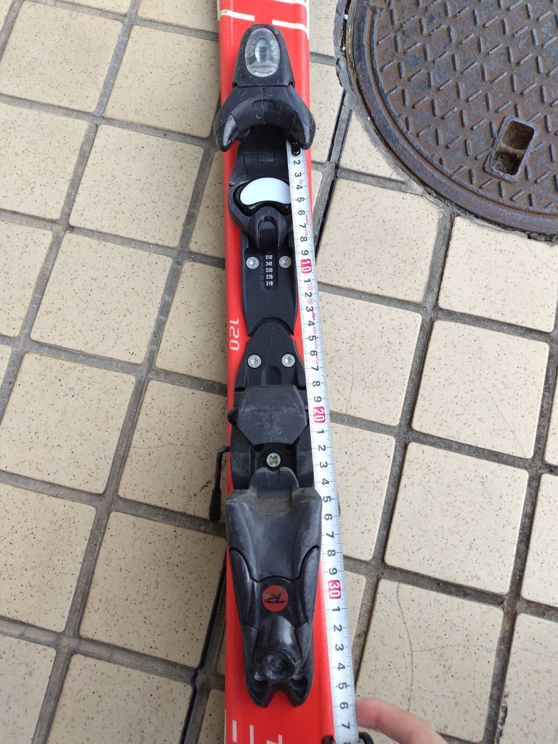 ROSSIGNOL HERO POWER TURN 120cm/ジュニアスキー板/ビンディング付き
