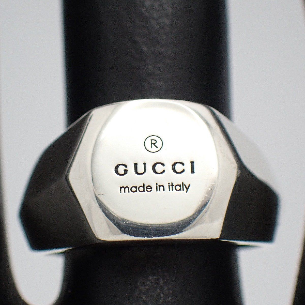 GUCCI グッチ 印台 シグネット リング 指輪 シルバー925 サイズ表記13