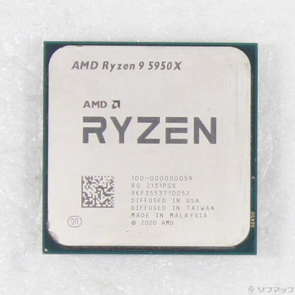 ソフマップ 〔中古品〕 Ryzen 9 5950X 〔3.4GHz／SOCKET AM4〕【377】 34,111円