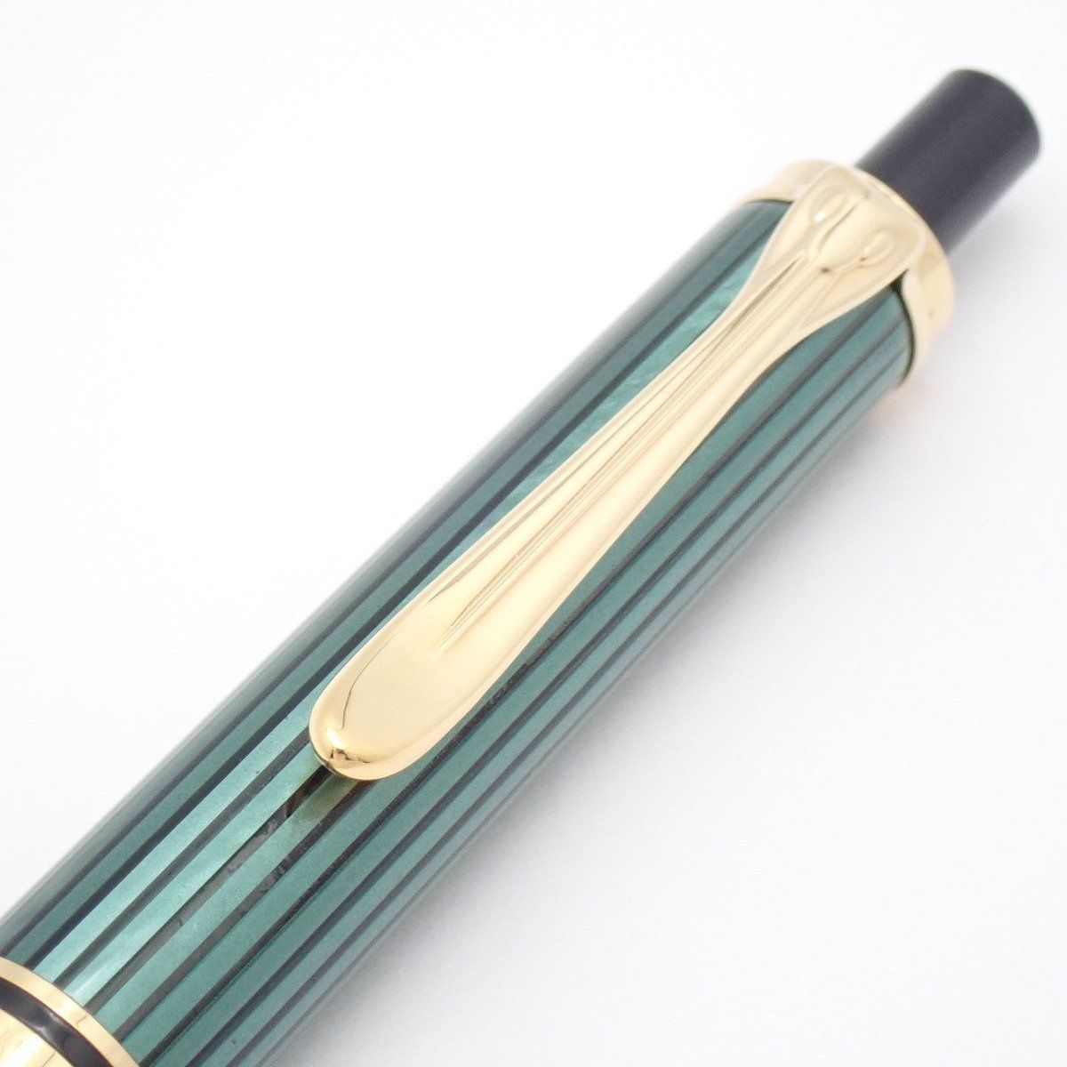 Pelikan ペリカン スーベレーン ボールペン 緑縞 グリーン【いおき質店