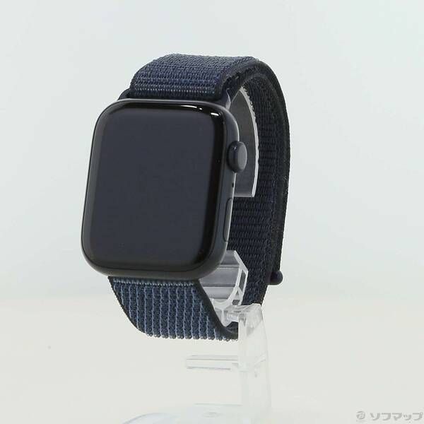 ソフマップ 〔中古品〕 Apple Watch SE 第3世代 GPS 44mm ミッドナイトアルミニウムケース アンカーブルースポーツループ【377】