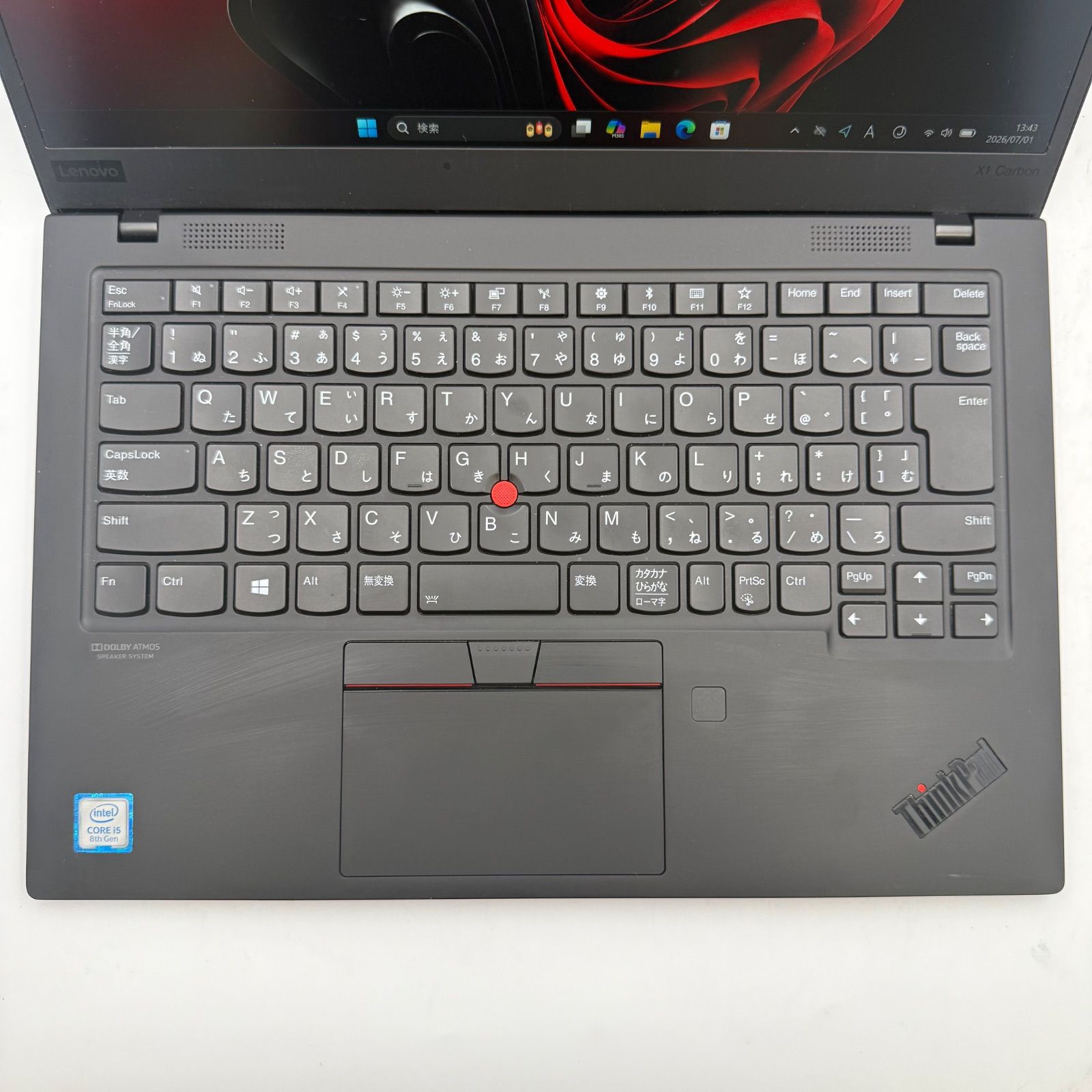 美品/バッテリー100%】ThinkPad X1 Carbon Gen7 i5 8GB 256GB - メルカリ