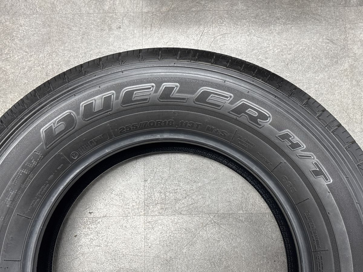 2025年製 新車外し品】ブリヂストン デューラー H/T 255/70R18 5本 