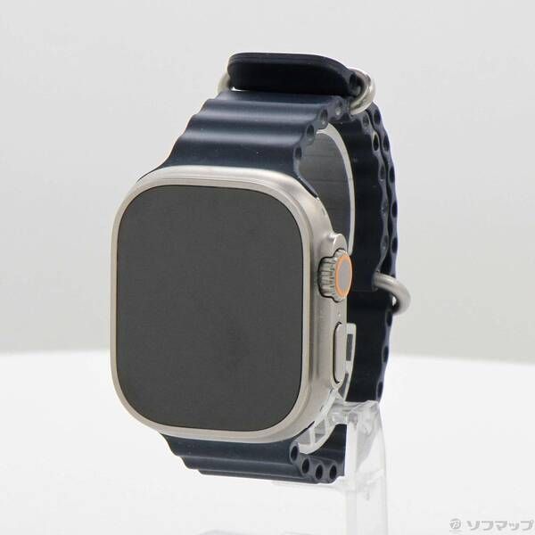 ソフマップ 〔中古品〕 Apple Watch Ultra 2 GPS + Cellular 49mm チタニウムケース ブルーオーシャンバンド【377】