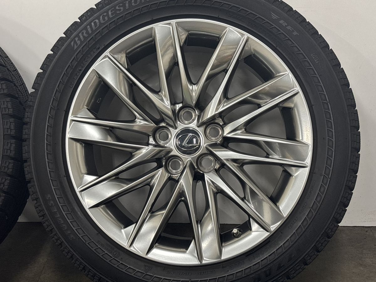 美品 バリ溝】レクサス LS500 バージョンL 純正 19in 8J +25 PCD120