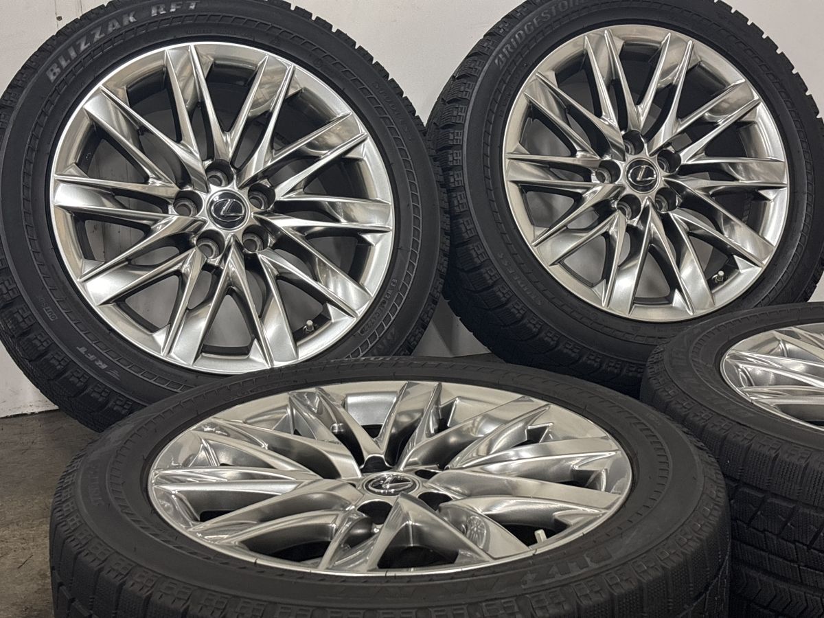 美品 バリ溝】レクサス LS500 バージョンL 純正 19in 8J +25 PCD120