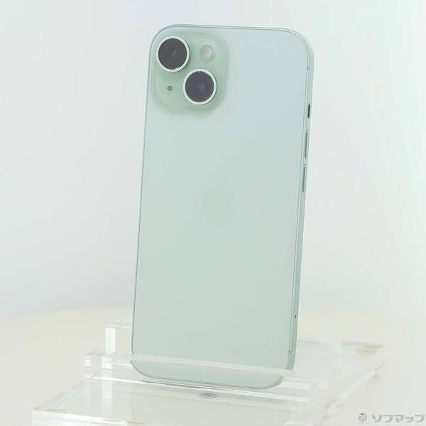 ソフマップ 〔中古品〕 iPhone15 128GB グリーン MTMM3J／A SIMフリー【377】