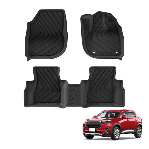 R★ホンダ 新型 WR-V DG5型 専用 フロアマット WRV 令和6年3月?現行 3D立体カーマット アクセサリー TPE素材 防水 滑り防止 耐汚れ 耐摩擦 簡単取付 車種専用設計 内装 パーツ 3Pセット(運転席:マットストッパーホー eac162ad