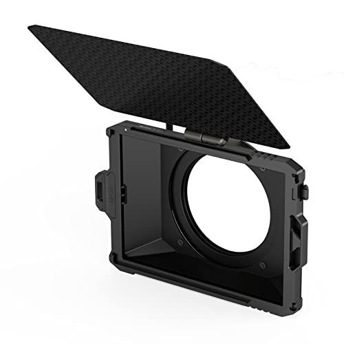 SmallRig ミニ マットボックス (Lite版) Mini Matte Box Lite版 サンフード Φ 67/72/77/82-95mmアダプターリング付き サンシェード 4x5.65インチフィルターフレーム付き ポーチ付き ミニ 6bf2da79