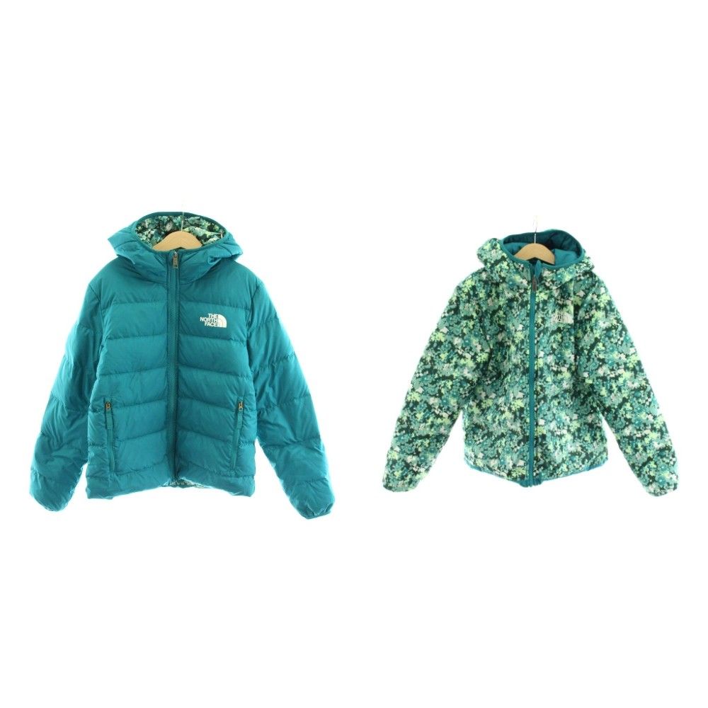 ザノースフェイス THE NORTH FACE ダウンジャケット 花柄 リバーシブル