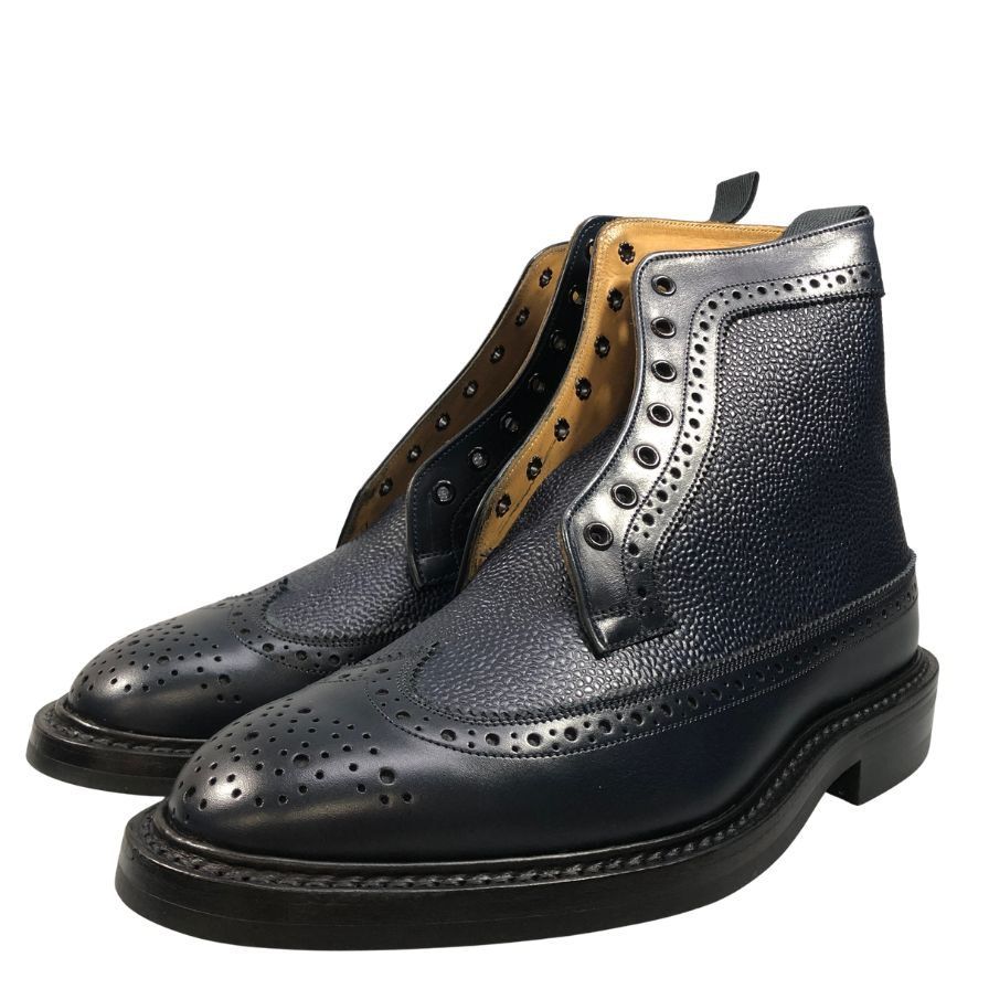 Tricker'sモールトン カントリーブーツ UK 8 トリッカーズ カントリーブーツ モールトン グレインレザー ウイング