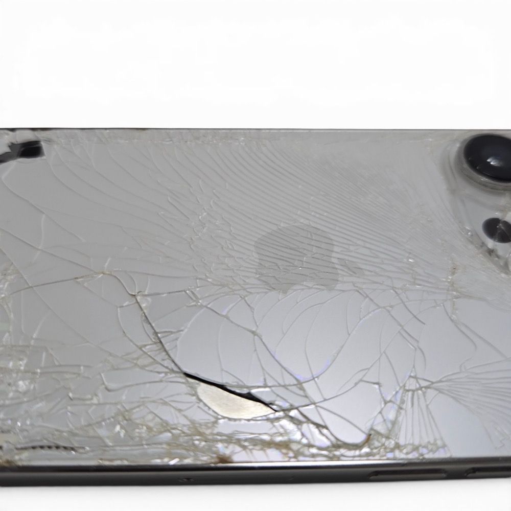 iPhone14pro シルバー ジャンク 部品取り 液晶破損 背面ガラス割れ