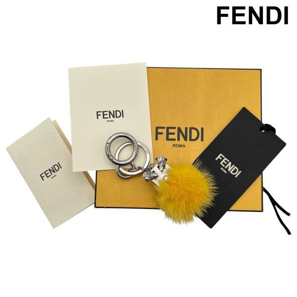 ○ フェンディ FENDI モンスターバグズチャーム ファー 雑貨 小物