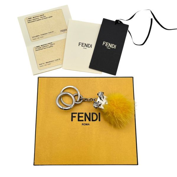 ○ フェンディ FENDI モンスターバグズチャーム ファー 雑貨 小物