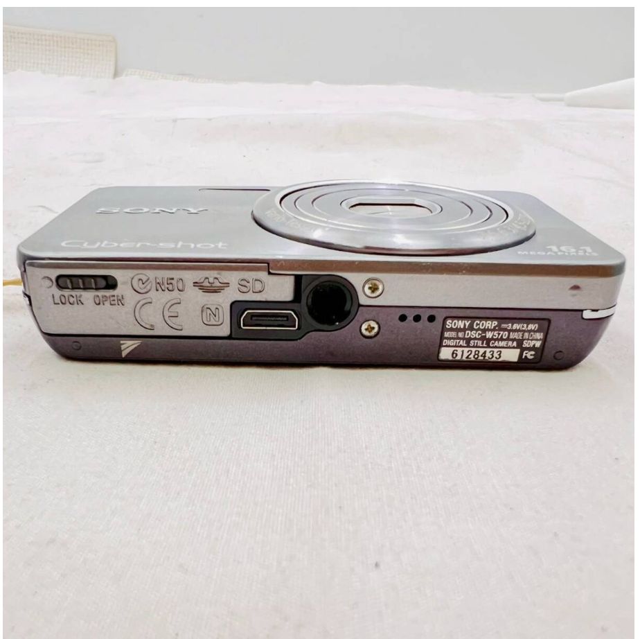 送料無料】ジャンク SONY Cyber-shot DSC-W570 1610万画素 5倍光学
