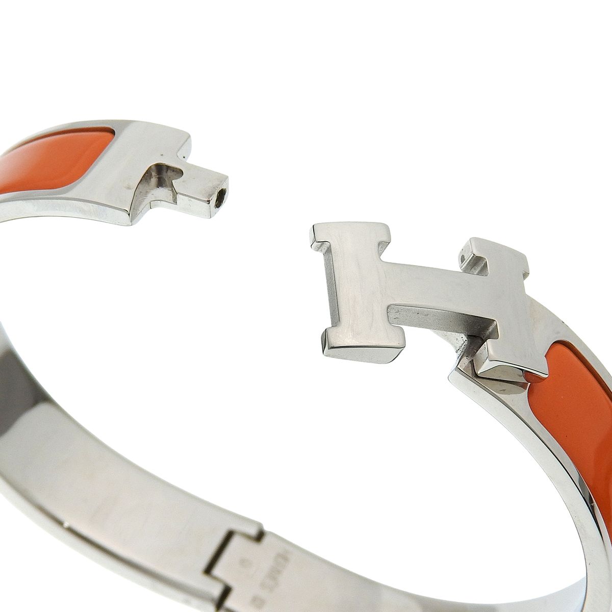 HERMES(エルメス) クリックH PM メタル エナメル バングル 