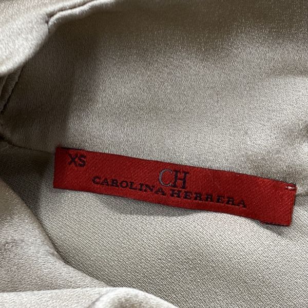 CH CAROLINA HERRERA ノースリーブ ブラウス □ キャロリーナヘレラ CAROLINA HERRERA ノースリーブブラウス シャツ