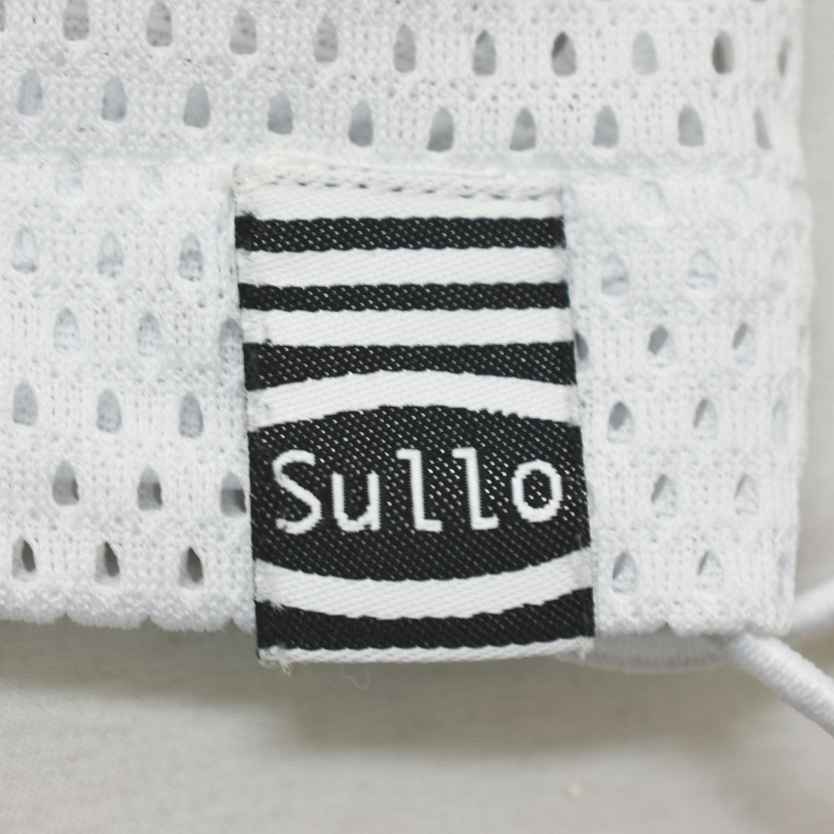 スージョ SULLO ナイロン x メッシュ 切替 ジャケット ジップ パーカー