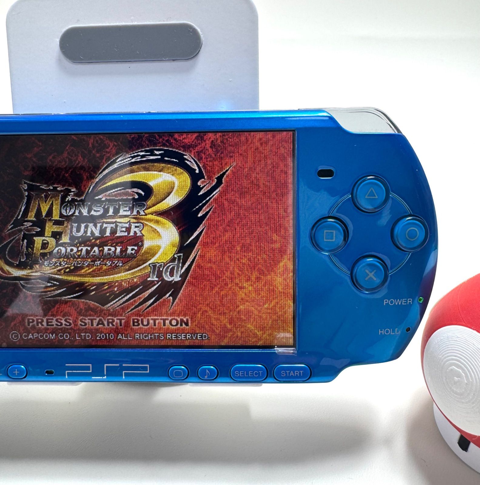 整備品】PSP-3000 フルラミネートIPS液晶 すぐ遊べるセット ブルー