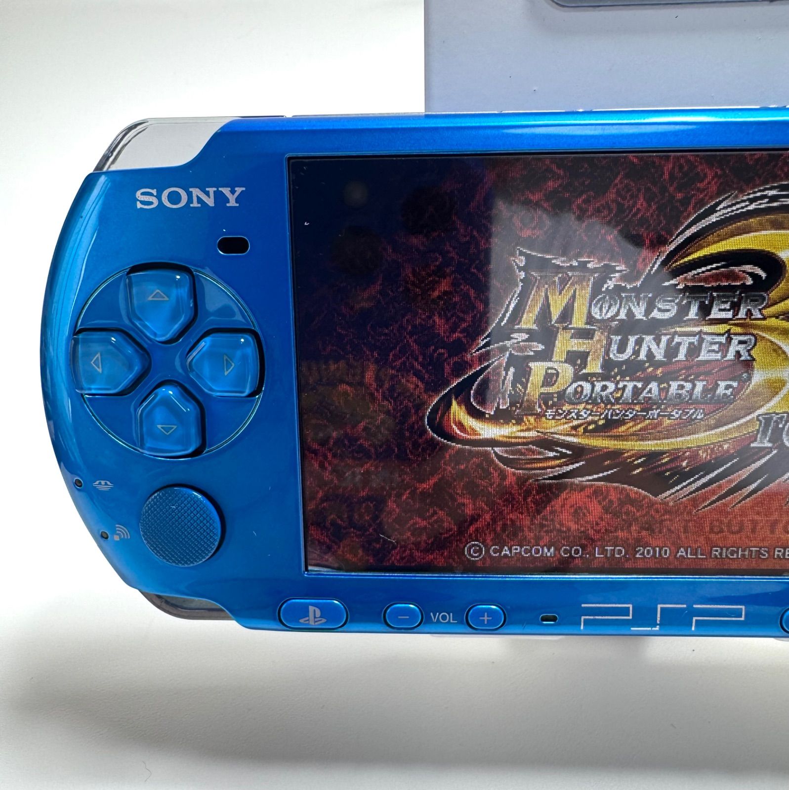 整備品】PSP-3000 フルラミネートIPS液晶 すぐ遊べるセット ブルー