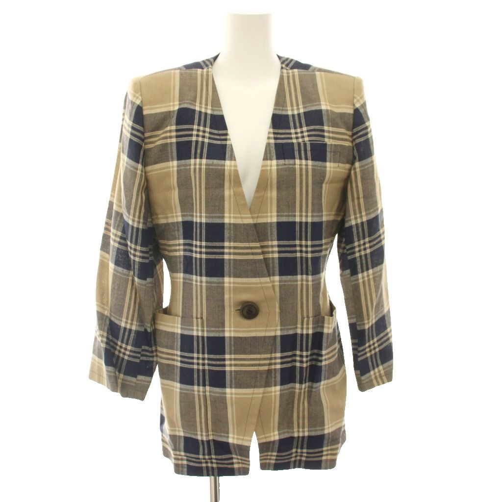 イヴサンローラン YVES SAINT LAURENT ノーカラージャケット アウター