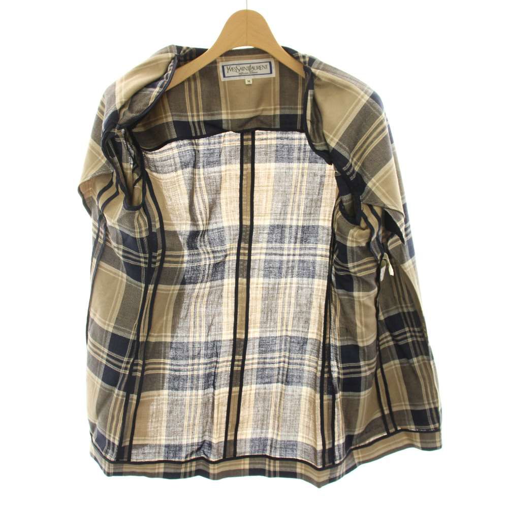 イヴサンローラン YVES SAINT LAURENT ノーカラージャケット アウター