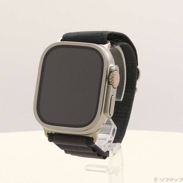 ソフマップ 〔中古品〕 Apple Watch Ultra 3 GPS + Cellular 49mm ナチュラルチタニウムケース ブラックアルパインループ【377】